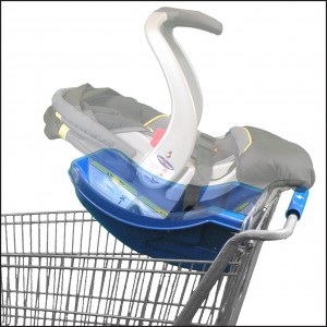 car seat in walmart cart