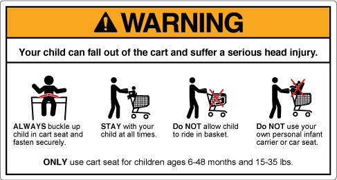 New ASTM Shopping Cart Warning